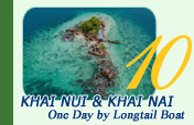 One Day Khai Nui and Khai Nai by Longtail Boat