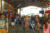 Maeklong Railway Market