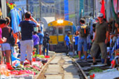 Maeklong Railway Market