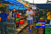 Maeklong Railway Market
