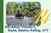 Package Phuket, Racha Island, Bamboo Rafting, ATV Adventure