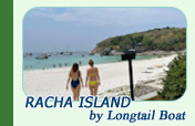 Racha Island by Longtail Boat