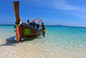Racha Island by Longtail Boat