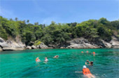 Racha Island by Longtail Boat