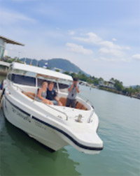 Private Speed Boat of JC Tour