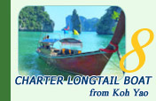 Charter Longtail Boat from Koh Yao