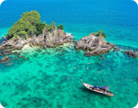 Three beautiful islands from Koh Yao